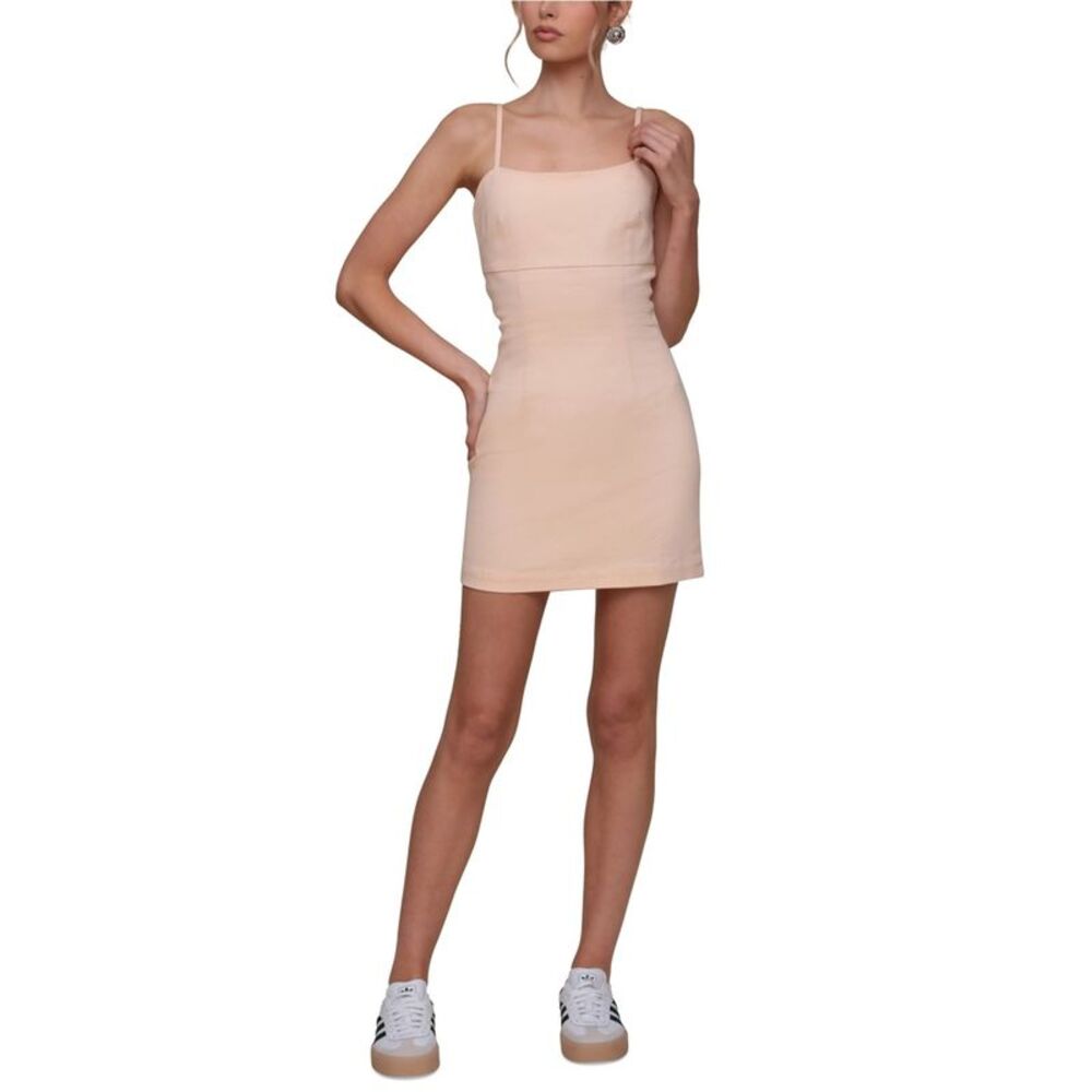Avec Les Filles Womens Solid Bodycon Dress, , 4, DM